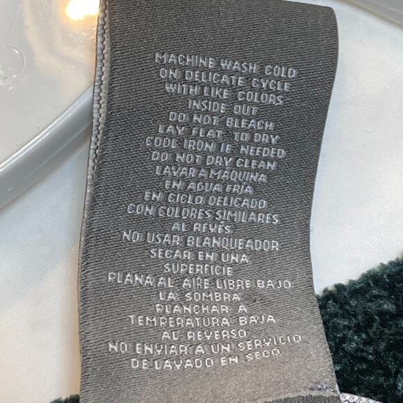 Matty M Ladies' Chenille Crewneck Sweater - Green - Large - Picture 5 of 5